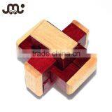 Popular IQ Challenging Old Time Handmade Toy Conundrum Wood thumbnail-1