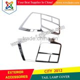 CHROME TAIL LAMP COVER FOR HOND A CITY '12 ON