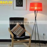Fabric shade metal table lamp base with factory price