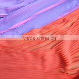 Two Tone Colors Printed Woven Fabric Pleated Chiffon Fabrics for Girls Party Dresses thumbnail-2