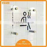 High quality factory wholesale acrylic sign holders for WC