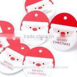 20x Christmas Santa Gift Tags Twines Xmas Packaging Candy Lollies Bag Tag