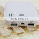 5000mah 2 USB Power Bank Portable External Battery Pack for Iphone 5S 5C