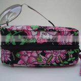 Z114 QUILTED COTTON EYEGLASS HOLDER CASE ZIP UNIQUE SUNGLASS CASE thumbnail-1