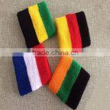 Factory Price Custom Logo Cotton Sports Wristband thumbnail-1