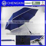 Blue 2 Folding Umbrella for Wholesale