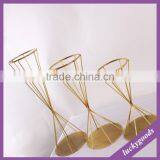 LDJ560 Artificial Flower Gold Plated Flower Stands for Tables thumbnail-2