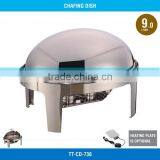 Oval Chafing Dish - 9 L, 201 S/S, 650*550*460 MM, TT-CD-736 thumbnail-1