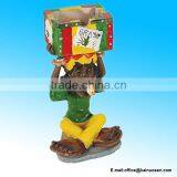 Polyresin Cross-Legged Rasta Man 9 Box Ashtray thumbnail-1