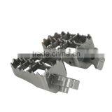 Iron Footpegs Footrest For Honda XR 50R 70 80 100 00-05 Kawasaki KLR650 87-05 96 thumbnail-1