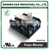 FB-M033PQ 600V 30 Amp 3 Pole 10x38 Midget Fuse Holder Block thumbnail-3
