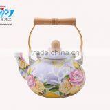 The Fashion Melon Shape 2.5L Enamel Kettle With Wooden/metal Knob thumbnail-6