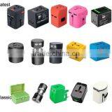 Latest&Hot&Classic universal safe travel adapter/socket with USB chargers