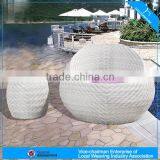Leisure Garden Sunbed Wicker Beach Sun Bed thumbnail-3