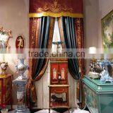 Italian-Style Collection of Classic Curtain, Embroidered Blackout Window Curtain, Soft Pink Velvet Drape Curtain of Living Room thumbnail-6