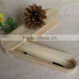 Unfinished Custom Natural Wooden Pen Display Box Case thumbnail-1