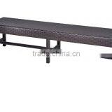 2017 Trade Assurance Most Popular Outdoor Space Saving Restaurant Used pe Rattan Garden Table Set Designs thumbnail-2