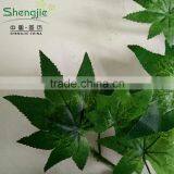CHY070920 Simulate Green Tree Leaves Maple Artificial Leaf Craft for Sale thumbnail-1
