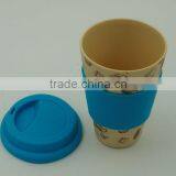 100% Natural Bamboo Cup,Bamboo Fiber To-go Coffee Cup With FDA and LFGB Certificate thumbnail-1