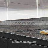 2015 New Arrival Stainless Steel Legs Black Crocodile pu Covering Center Coffee Table thumbnail-3