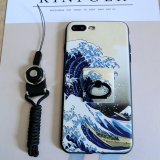 Достаточно мягкая силиконовая кожух для мобильного телефона iPhone 7/7 Plus/6/6s/6 plus/6s plus с держателем для пальца в виде кольца thumbnail-4