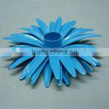 Designer Flower Shape Metal Tea Light Candle Holders,Colored Iron Metal Flower Shape T Light Holder thumbnail-1