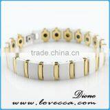 Top Selling Men White Tungsten Mesh and Ceramics Bracelet thumbnail-1