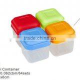 Plastic Food Storage Box,4 Pcs Mini Container,small Plastic Box