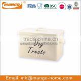 White Powder Coating Metal Pet Food Storage Containers thumbnail-3