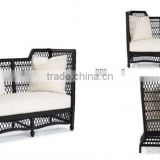 Comfortable and high back outdoor rattan chair with fashion style