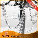 K9 Crystal Octagon Chandelier Beads Chain Pendant Part thumbnail-1