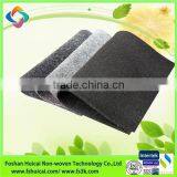 Black and Gray Color Non Woven 100% Polyester Speaker Carpet, Sound Box Carpet thumbnail-2