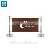 Metal Frame Outdoor Advertising Crowd Barrier Sidewalk Cafe Barrier thumbnail-1