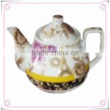 2014 Ceramic Porcelain Round teapot/porcelain kettle
