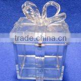 Cubic Plastic Acrylic Magnetic Closure Gift Box thumbnail-2