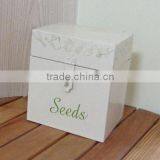 Metal Seed Box/ Powder-coated/decal thumbnail-1