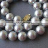 Latest Designs 6-7mm Grey Akoya Pearl Necklace thumbnail-5
