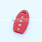 Nice 4 Buttons Silicone Car Key Cover , Remote Key Jackets for Infiniti thumbnail-4