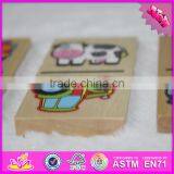 2016 Top Fashion Educational Kids Wooden Domino Set for Sale W15A073 thumbnail-3