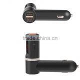 Dual USB Auto 4.2A Out Put Car Charger Kit With Wireless Bluetooth Hands Free Calling Speaker MP3 Player FM Transmitter thumbnail-3