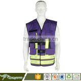 High Visibility Purple Safety Vest thumbnail-2