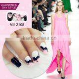 2017 Wholesale Valentine Love Design Fake Nail Art Design for Beauty thumbnail-1