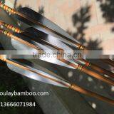 Black And White Fletched Arrows Carbonized Bamboo 75~80#*32inch thumbnail-2