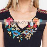 Boho Sleeveless Side Slit Maxi Plus Size Long Embroidered Dress HSd5179 thumbnail-6