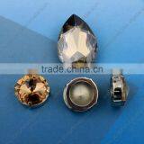 Drop Shape Light Topaz Crystal Fancy Stone for Jewels Dresses thumbnail-3