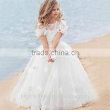 Girls Dress New 2017 Children Girl Floral Dresses Summer Fashion Lace Beach Dress Kids Clothes thumbnail-6