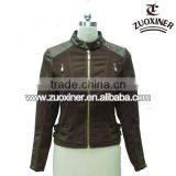 2014 Custom Spring Fashion Design Woolen Jacket Women thumbnail-1