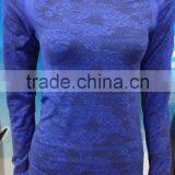 OEM Women's Long Johns Round Neck Colorful Seamless Underwear thumbnail-1