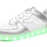 Jinjiang Led Light Usb Charge Shoes Rainbow Flashing Sneakers in Stock thumbnail-3