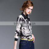 Maxnegio New Style Latest Printed Lady Blouse Designs thumbnail-6